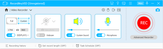 image result for Select Recording Area on RecordAnyVid