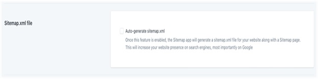 Step 6- Under Sitemap